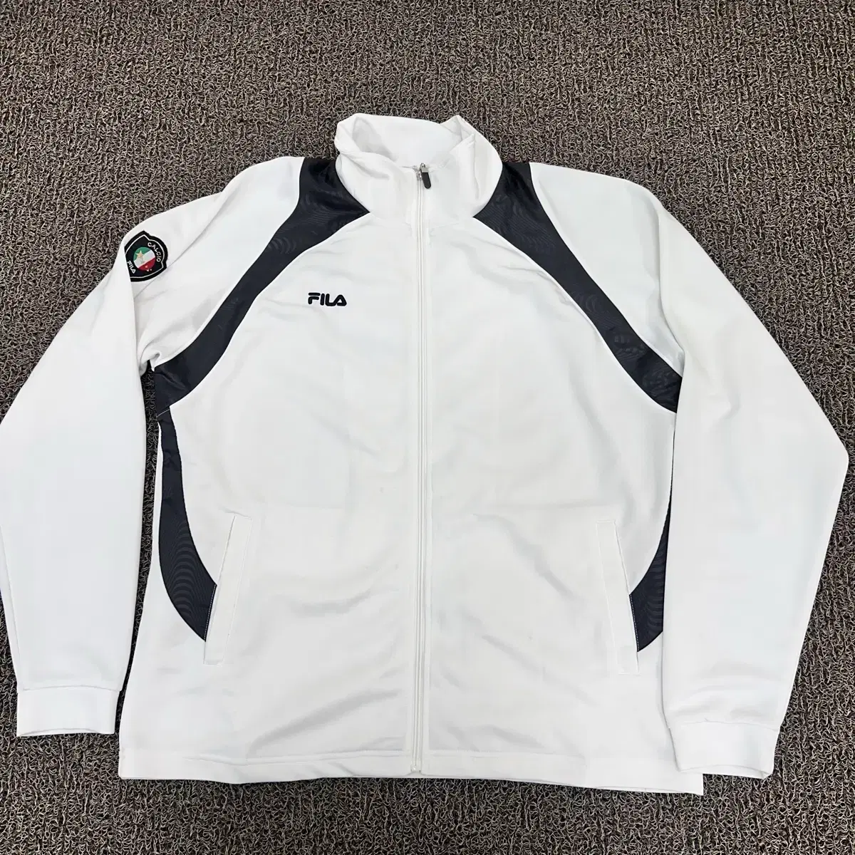 FILA 휠라 이탈리아 져지 집업 화이트 105(XL)